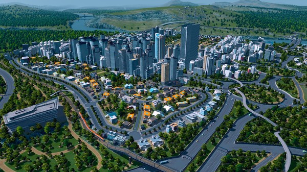 Example of a developed city